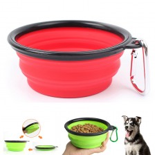 Foldable Silicone Pet Bowls With Clip